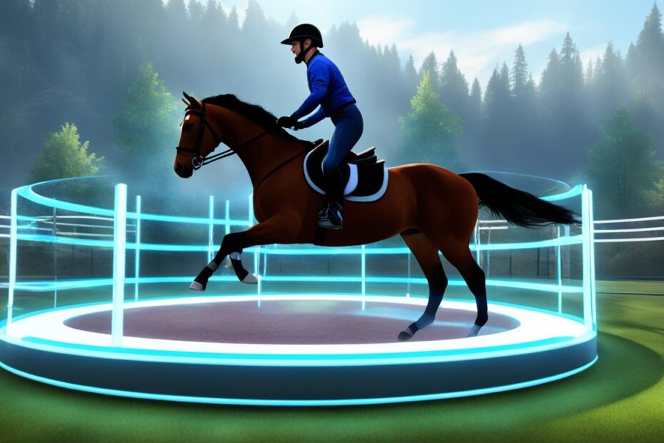 Holographic Environments for Safe Horse Training